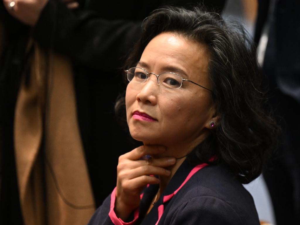 Chinese-born Australian journalist Cheng Lei attends a signing ceremony by Premier Li Qiang and Australian Prime Minister Anthony Albanese in June 2024. Picture: Lukas Coch / AP