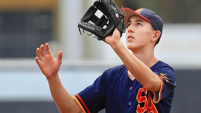 Young baseballer Zach Altamura has represented the state and nation. Picture: Supplied