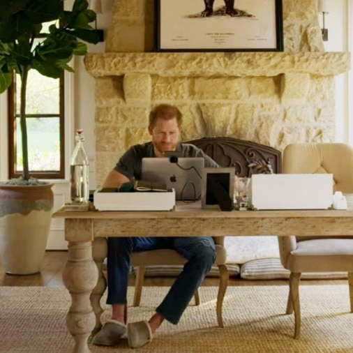 Prince Harry during the Heart of Invictus Netflix documentary. Picture: Netflix