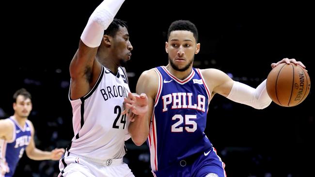 NBA Philadelphia 76ers Vs Brooklyn Nets: Joel Embiid-Ben Simmons A ...