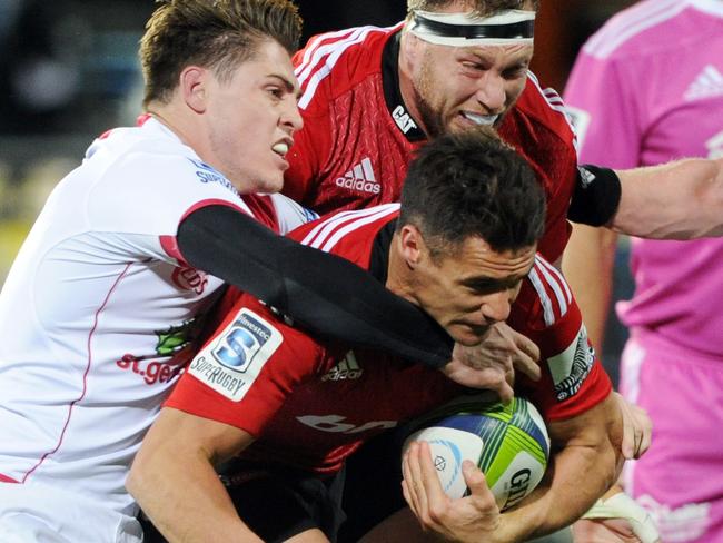 James O'Connor will seek to wear the Crusaders’ famous No. 10 jersey of Dan Carter he once played against. Picture: AAP Image/SNPA/Ross Setford