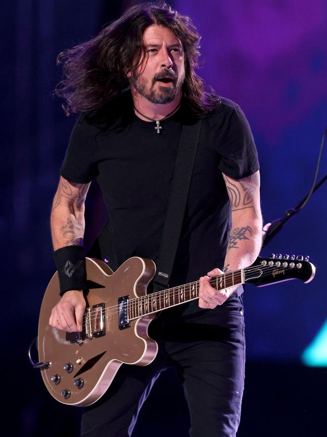 Dave Grohl and the Foo Fighters performs onstage during Vax Live. Picture: Kevin Winter/Getty Images