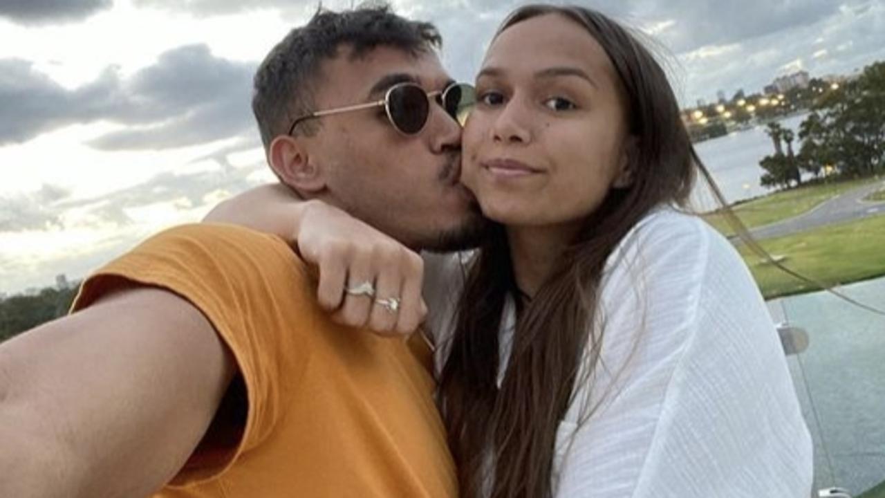 Stack with his girlfriend Mikayla Morrison. Picture: Instagram/supplied