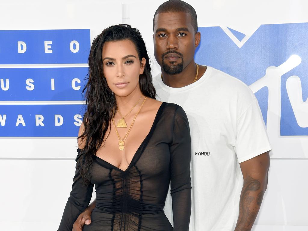 Kim Kardashian kept Kanye’s last name during their divorce. Picture: Getty Images