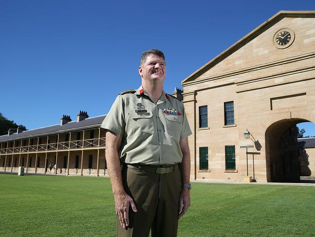 Major General Gus McLachlan would welcome the couple to his barracks. Photo: AAP/Danny Aarons.