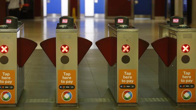 The long-running pay dispute has led to major disruptions of Sydney and intercity train services. Picture: NewsWire / John Appleyard