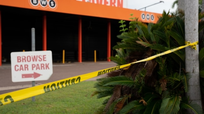 Declan was allegedly stabbed at the BSW bottle shop near Darwin's Airport. Picture: Pema Tamang Pakhrin