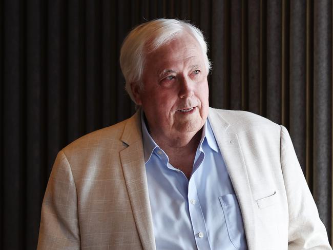 SYDNEY, AUSTRALIA - NCA NewsWire Photos - 13 MARCH, 2024: Australian billionaire businessman Clive Palmer holds a press conference about the construction of Titanic II, at the Opera House in Sydney. Picture: NCA NewsWire / Rohan Kelly