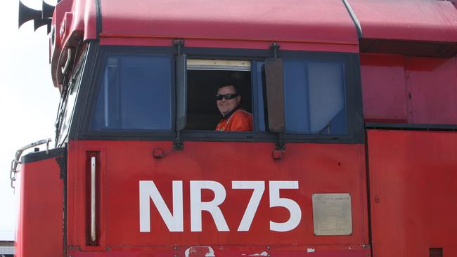 All aboard! The Ghan leaves Adelaide on Sunday for first time since March. Picture: Emma Brasier