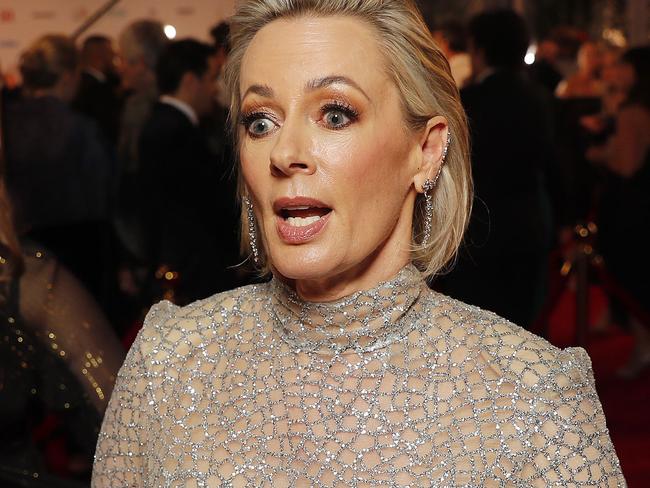 Gold Logie nominee Amanda Keller pictured on the red carpet at The Star Casino for the 61st Tv Week Logie Awards, Gold Coast, 30th of June 2019.  (AAP Image/Josh Woning)