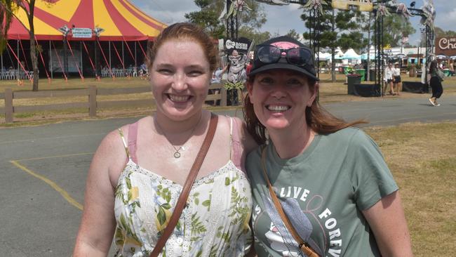 Chantelle and Shelly at CMC Rocks 2024. Picture: Aaron Goodwin