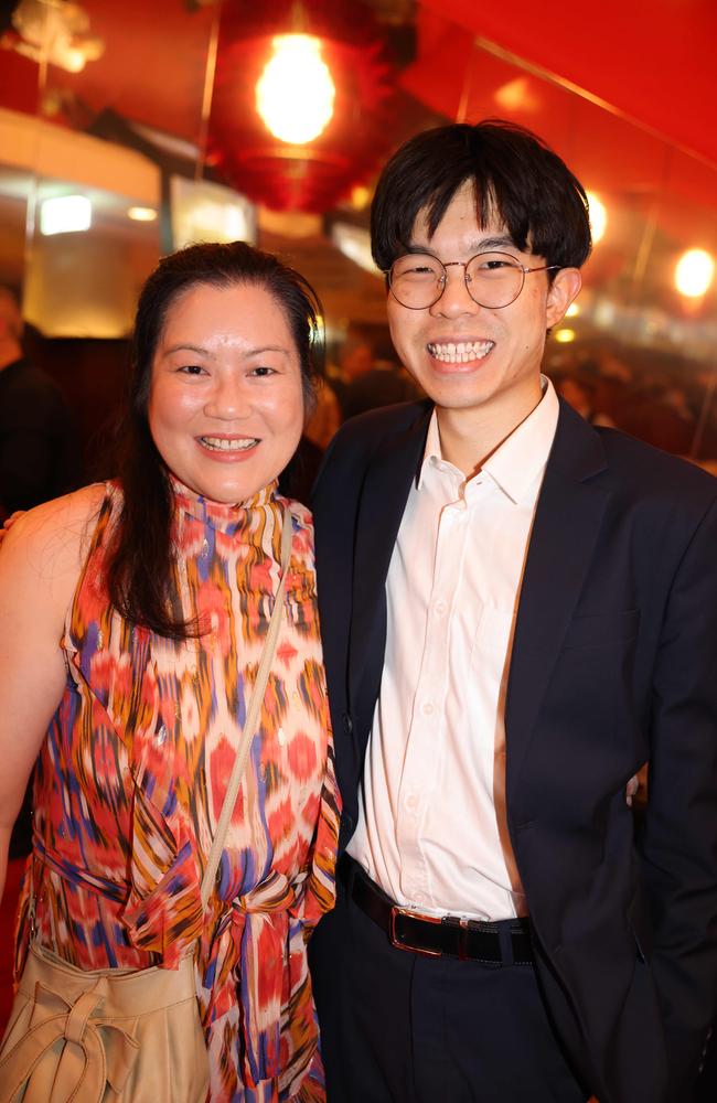 Tsu Shan Chambers and Aven Yap at the Screen Forever SPA Awards at The Star Gold Coast for Gold Coast at Large. Picture, Portia Large.