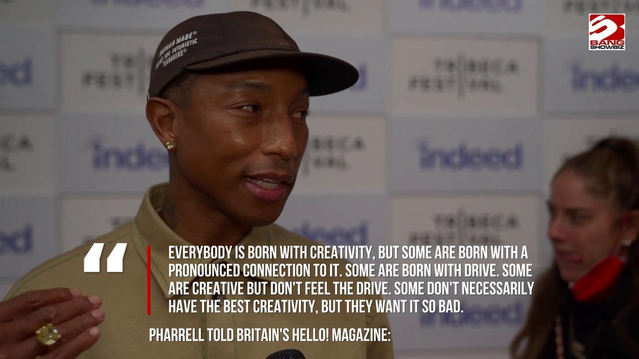 Pharrell Williams used to think he  was lazy