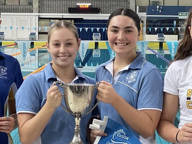 All Hallows' School team captains with the CaSSSA Cup.