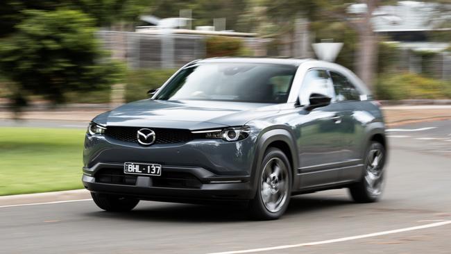 The Mazda MX-30 will be offered with electric or petrol power.