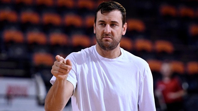 Basketball star Andrew Bogut has claimed the Victorian government is trying to “silence” him. Picture: Albert Perez/Getty Images