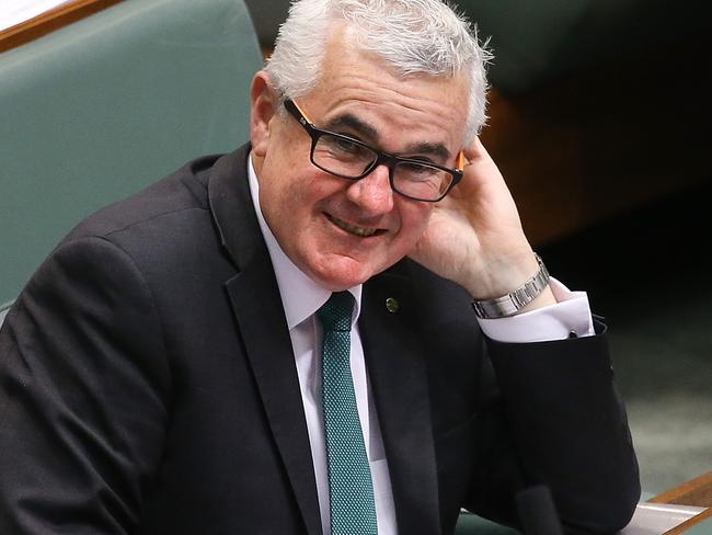 Christopher Pyne refused to allow Andrew Wilkie to table the documents. Picture by Kym Smith