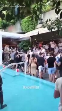 Wild scenes emerge from Ivy pool party brawl