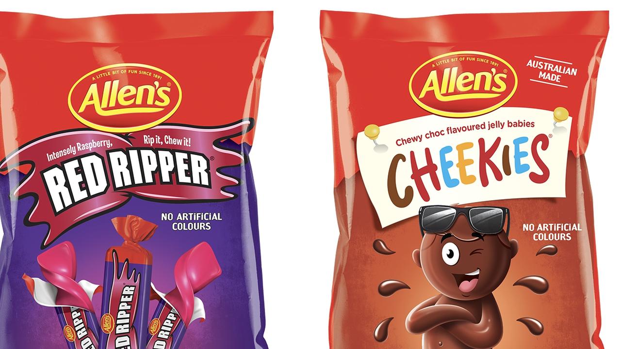 Nestle has announced Allen’s Red Skins will be known as Red Ripper and Chicos will become Cheekies. Picture: Supplied via NCA NewsWire