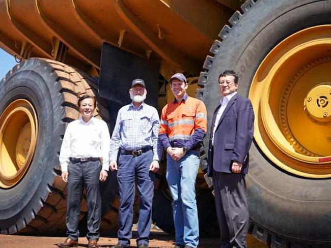 Matt Canavan opens the new Byerwen mine.