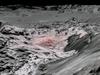 NASA's Dawn spacecraft captured pictures in visible and infrared wavelengths, which were combined to create this false-color view of a region in 57-mile-wide (92-kilometer-wide) Occator Crater on the dwarf planet Ceres. Picture: JPL/NASA