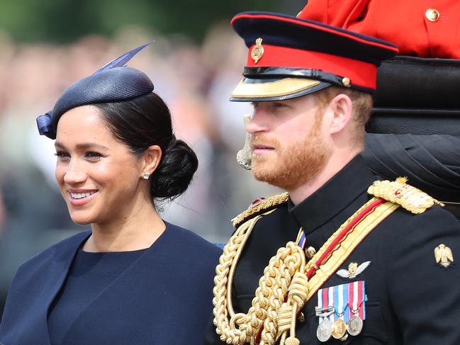 Meghan was relaxed and glowing as she made her first public engagement since the birth of her son. Picture: Getty