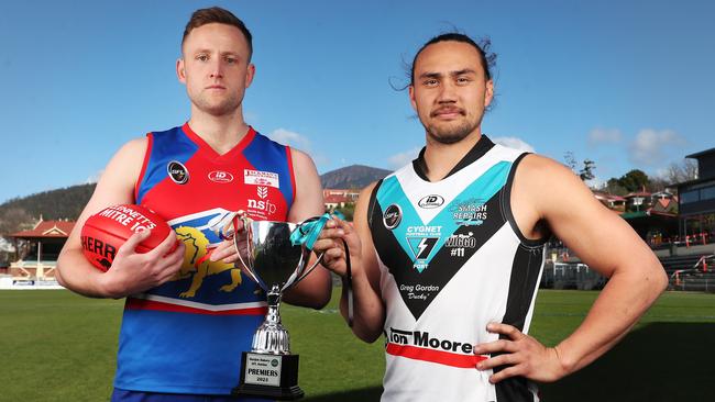 Rhys Ward and Thor Boscott are ready for another Huon Valley battle.