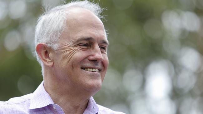 Australian Prime Minister Malcolm Turnbull has had plenty of reasons to smile in the last fortnight. Picture: AAP