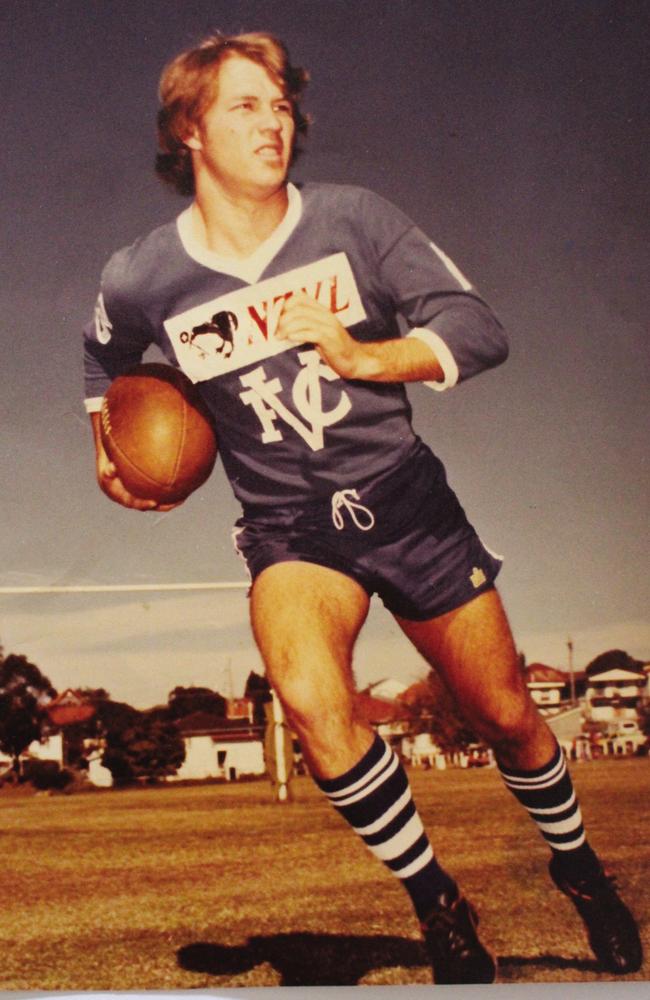 Image of Young Wally at Valleys from ‘My Life: Wally Lewis’.