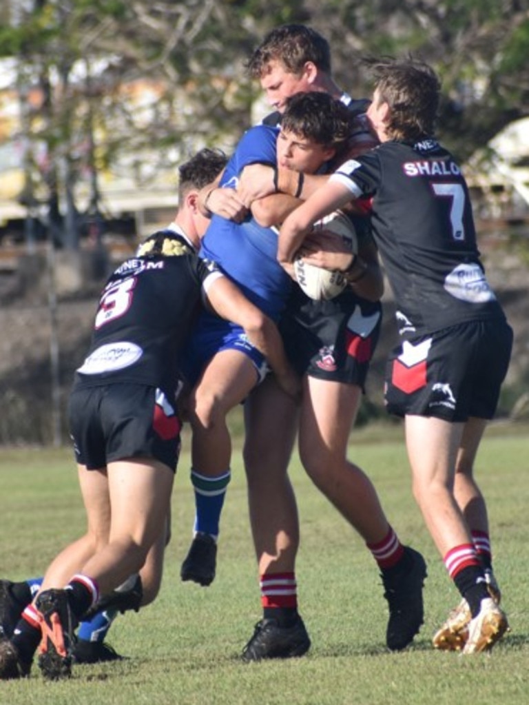 Dolphins Cup, Round 5, The Cathedral College versus Shalom College, Kettle Park, Rockhampton, July 25, 2023.