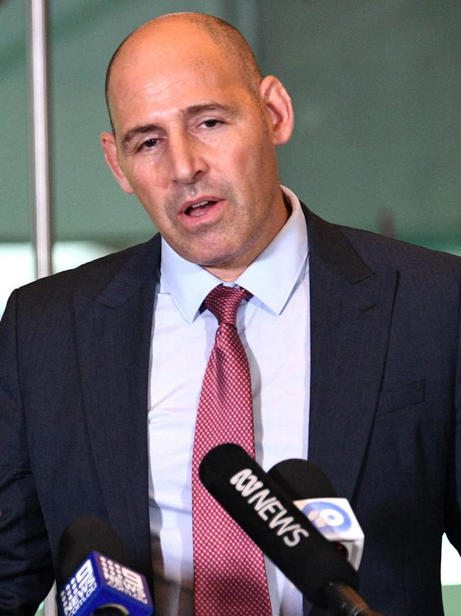 Acting Cricket Australia CEO Nick Hockley. Picture: Saeed Khan/AFP