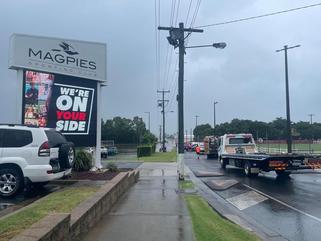 Flooding has caused disruptions on roads across the Mackay region. Picture: Zoe Devenport