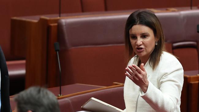 Senator Jacqui Lambie says she will be negotiating with Peter Dutton to make changes to the medevac repeal bill and hopes it will be voted on “by the end of the week”. Picture: KYM SMITH