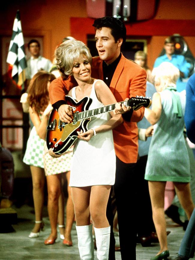 Presley in a film scene.