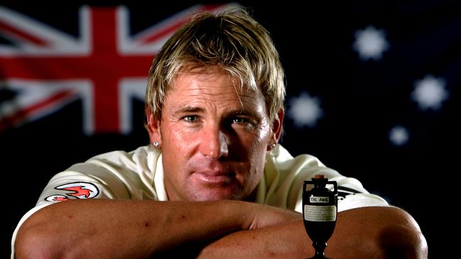 COOLUM BEACH, AUSTRALIA - AUGUST 29:  A portrait of Shane Warne of Australia taken during the Australian cricket team portrait session on August 29, 2006 at the Hyatt Regency at Coolum Beach, Australia. (Photo by Hamish Blair/Getty Images)