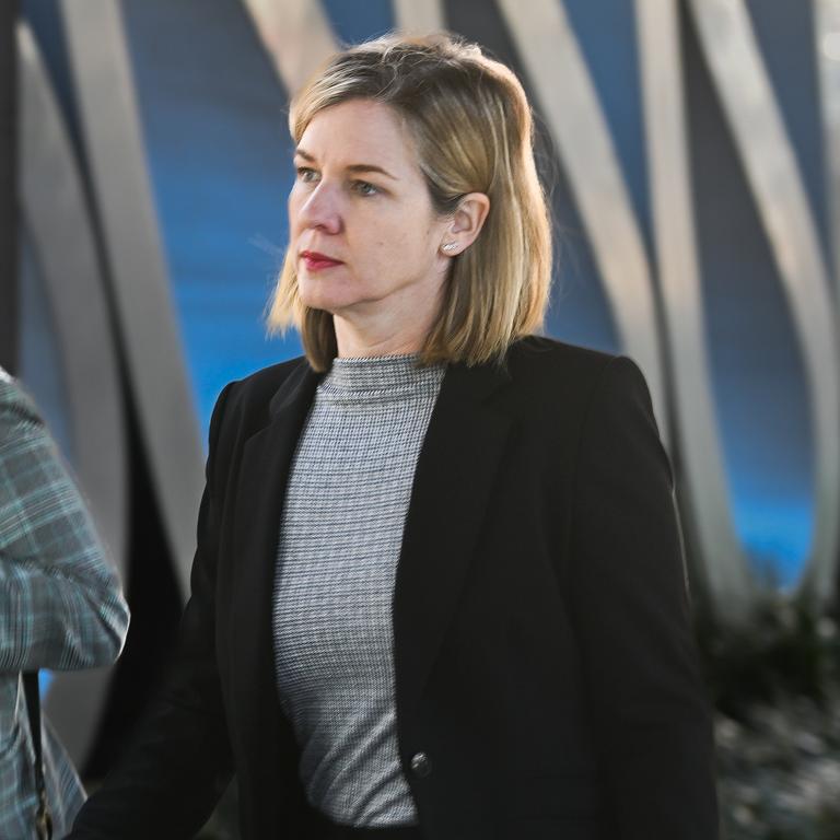 Counsel Assisting the Coroner, Ruth O’Gorman KC arrives at the Coroners Court in Brisbane. Picture: Dan Peled