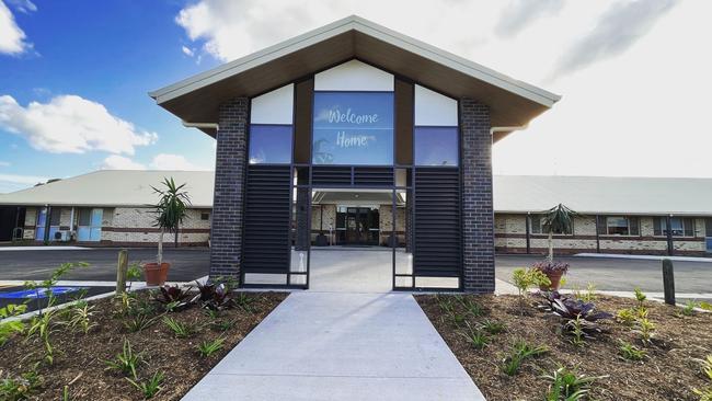 Residents celebrate the completion of a $19 million redevelopment at Meilene Residential Aged Care Home in Bundaberg.