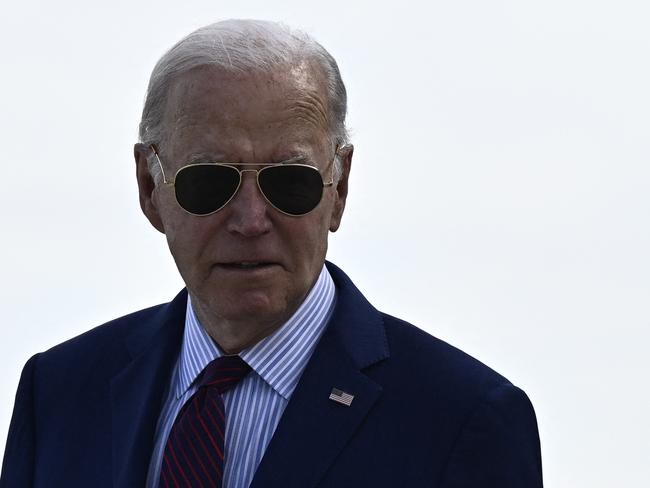 Joe Biden announced a new set of immigration rules this week, contradicting earlier promises never to emulate the allegedly draconian policies Donald Trump. Picture: Julien De Rosa/AFP