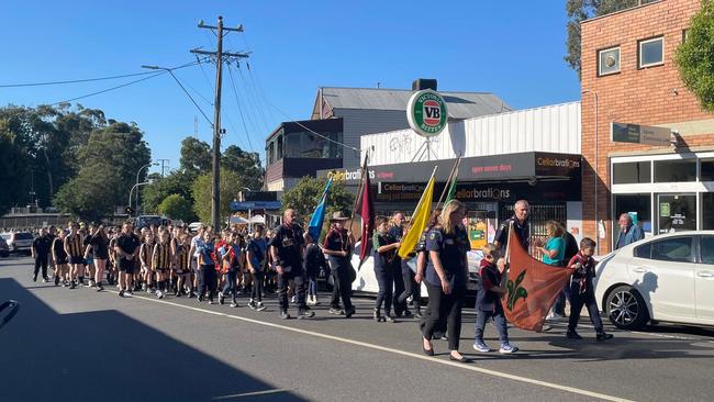 Anzac Day 2023: Upwey march