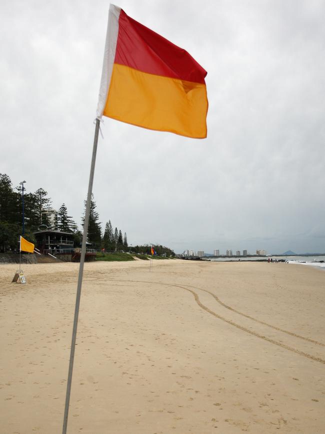 Surf Life Queensland remind those hitting the beach this weekend to swim at patrolled beaches and between the red and yellow flags. Photo: Nicholas Falconer.