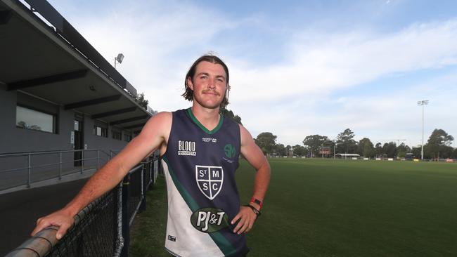 2021 Mathieson Medal winner Harry Benson from St Mary's. Picture: Mike Dugdale