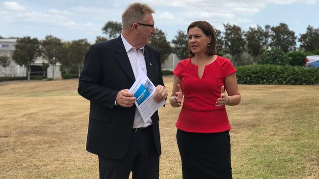 Coomera Michael Crandon and Opposition Leader Deb Frecklington recommit to funding the Coomera Connector.