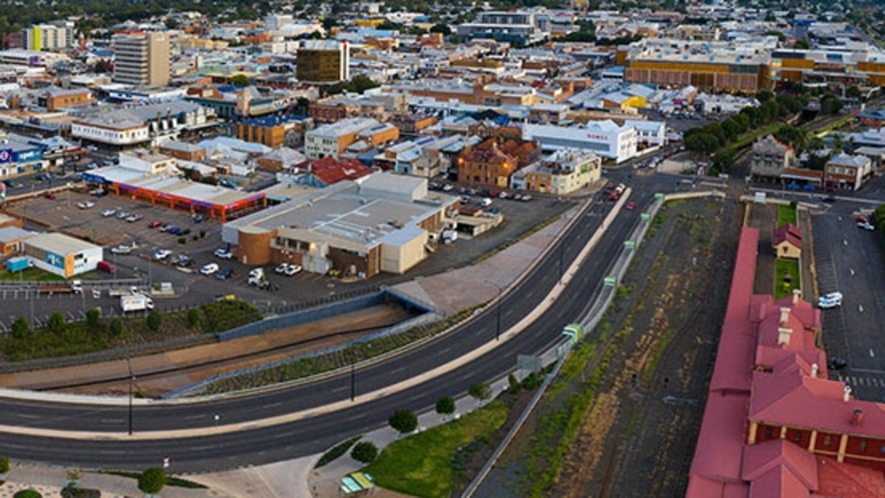 Toowoomba's CBD.