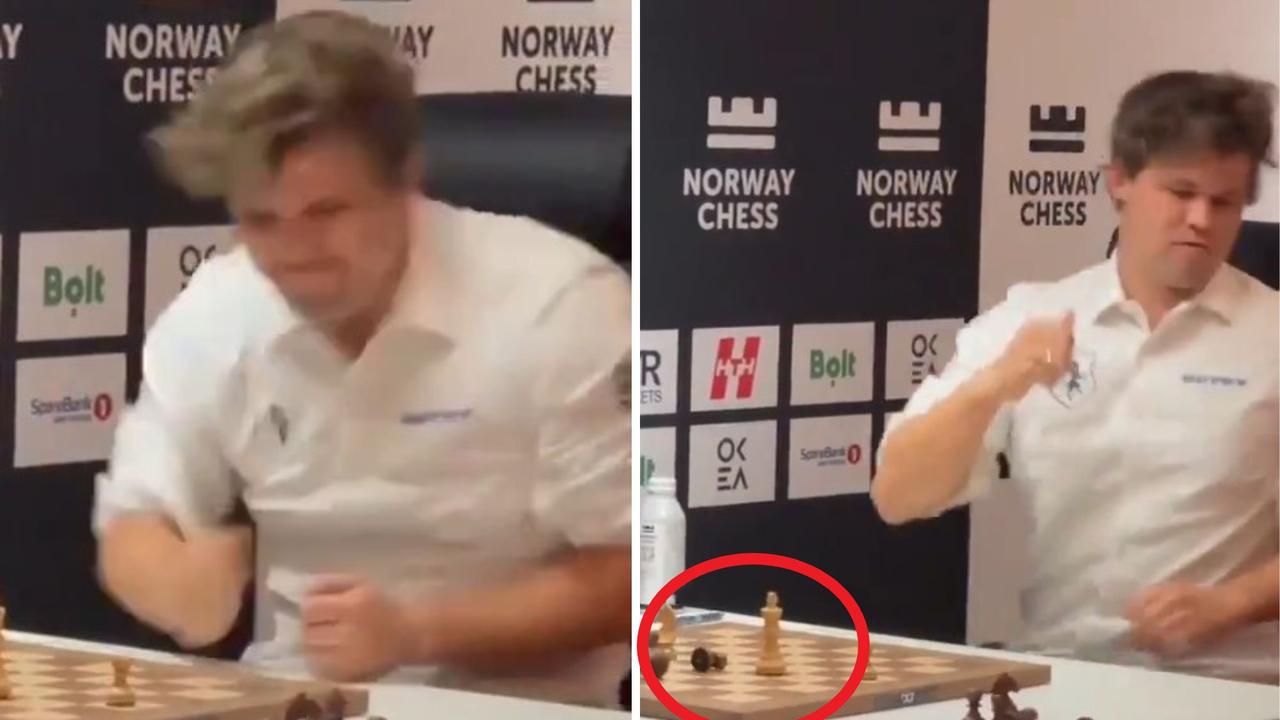 World ‘can’t stop watching’ chess meltdown