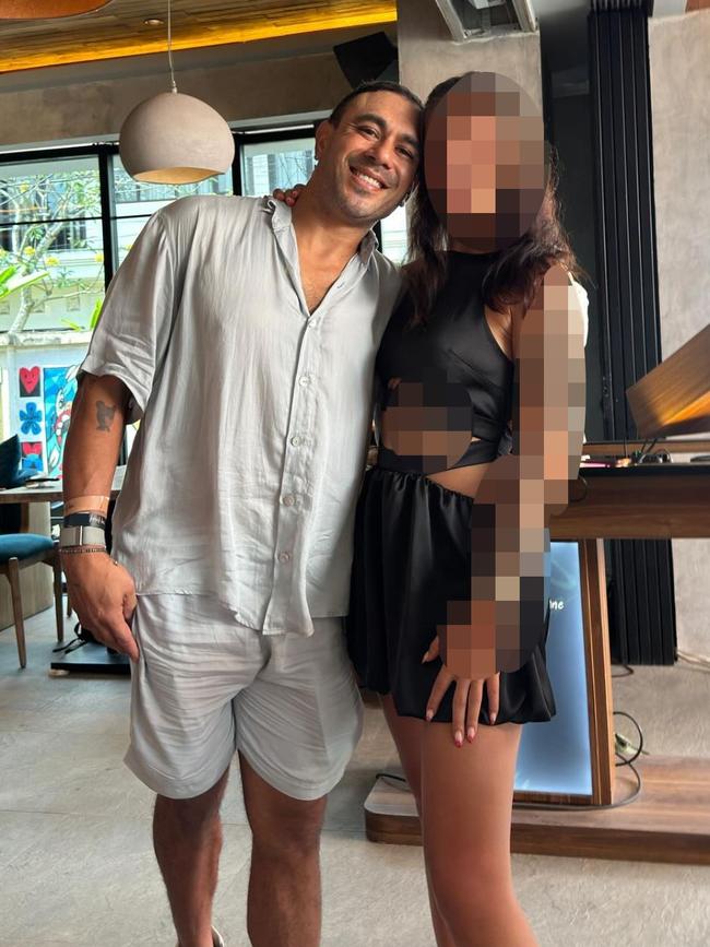Lamar Ahchee was arrested at an apartment in Bali after customs officials allegedly found a suspicious package.