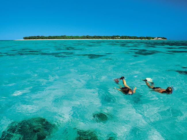 ESCAPE: Barrier Reef Islands, Christine Retschlag. Snorkelling on Heron Island . Picture: Tourism and Events Queensland