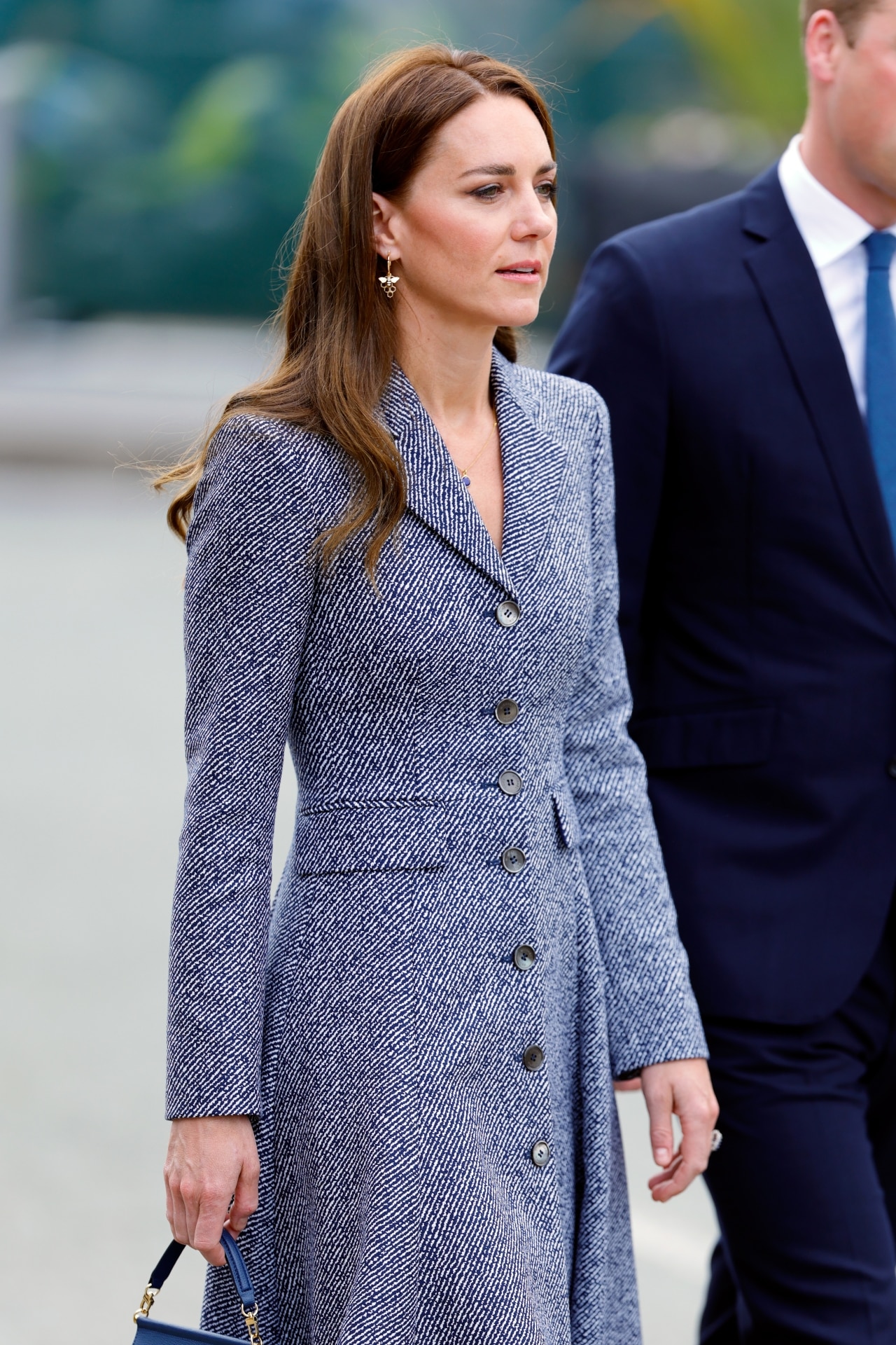 Kate Middleton Wears Symbolic Bee Earrings in Manchester