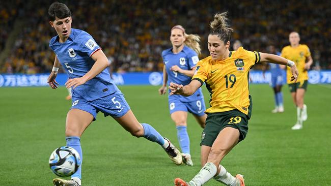 Gorry in action wearing a black armband. Picture: Quinn Rooney/Getty Images