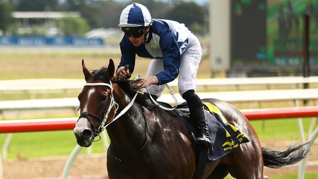 For Victory, pictured winning at Hawkesbury in May last year, is Ron Dufficy’s best bet of the day at Randwick on Saturday. Picture: Jeremy Ng / Getty Images