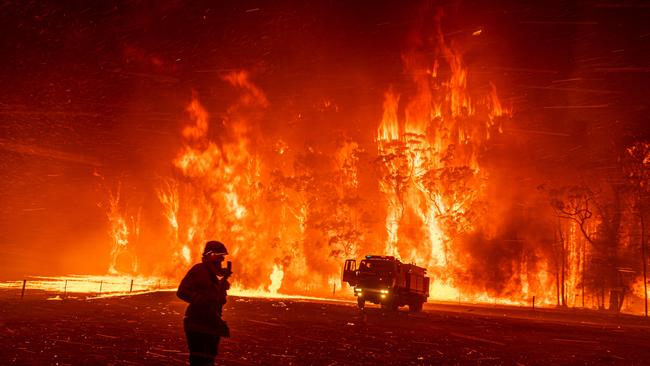 Australia’s 2019-20 bushfire season was one of the most destructive on record. Picture: Matthew Abbott/Panos Picture